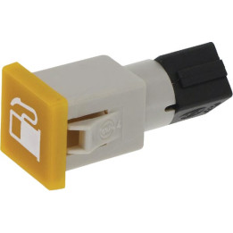 Kontrolka kwadratowa 12-24V żółta Cobo 09468000 - widok z przodu