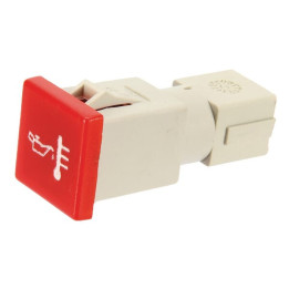Kontrolka kwadratowa 12-24V czerwona Cobo 09858000 - widok z przodu