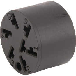 Wkład gniazda 7-pin Cobo 301603454 - widok z przodu