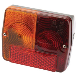 Lampa tylna zespolona 125x100mm lewa Cobo 02382000 - widok z przodu