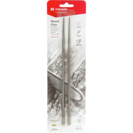 Pilnik okrągły blister 2 sztuki 7-32 cala 5-5 mm Kramp 7322FKR - widok z przodu
