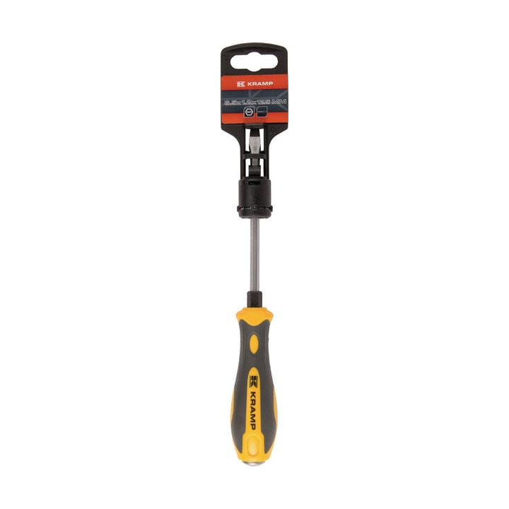 Wkrętak płaski do pobijania z 6-kt trzpieniem 1-2 x 6-5 x 125 mm Kramp 180841165125KR - widok z przodu