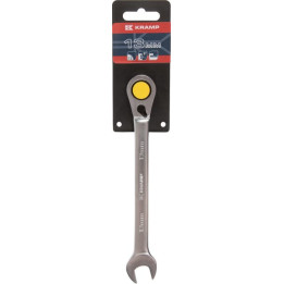 Klucz płasko-oczkowy z grzechotką 13 mm Kramp 1802030013KR - widok z przodu