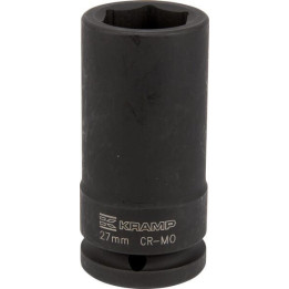 Klucz nasadowy udarowy przedłużany 6-kt 3-4 cala 27 mm Kramp 1803546627KR - widok z przodu