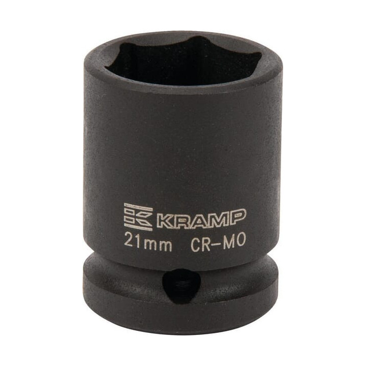 Klucz nasadowy udarowy 6-kt 1-2 cala 21 mm Kramp 1803524621KR - widok z przodu