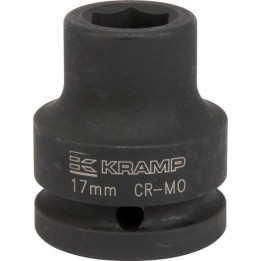Klucz nasadowy udarowy 6-kt 3-4 cala 17mm Kramp 1803526617KR - widok z przodu
