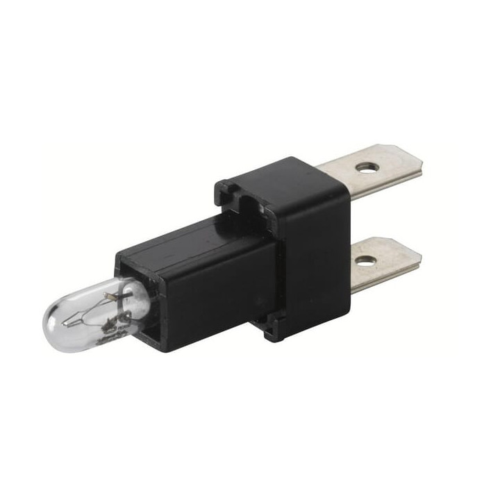 Oprawka żarówki z mocowaniem 12V Hella 9FF713627001 - widok z przodu