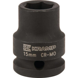 Klucz nasadowy udarowy 6-kt 1-2 cala 15 mm Kramp 1803524615KR - widok z przodu
