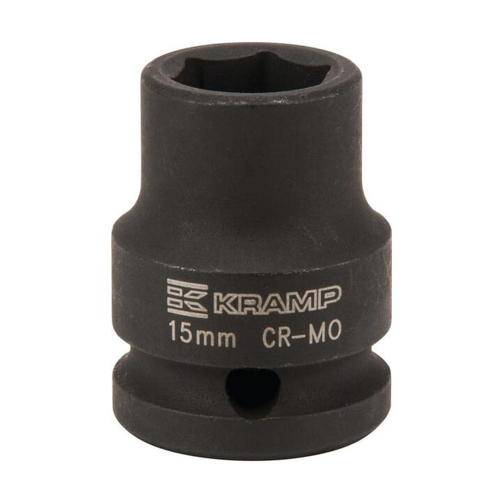 Klucz nasadowy udarowy 6-kt 1-2 cala 15 mm Kramp 1803524615KR - widok z przodu