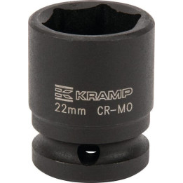 Klucz nasadowy udarowy 6-kt 1-2 cala 22 mm Kramp 1803524622KR - widok z przodu