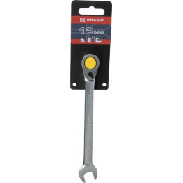 Klucz płasko-oczkowy z grzechotką 12 mm Kramp 1802030012KR - widok z przodu