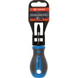 Wkrętak krzyżowy krótki PZ 2 x 38 mm Kramp 180803202038KR - widok z przodu