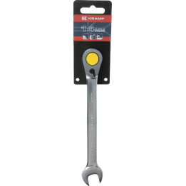 Klucz płasko-oczkowy z grzechotką 14 mm Kramp 1802030014KR - widok z przodu
