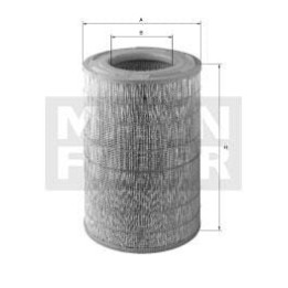 Filtr powietrza MANN-FILTER C11020 - widok z przodu