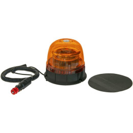Lampa błyskowa LED 24W 12/24V na magnes z wtyczką Kramp LA20022 - widok z przodu