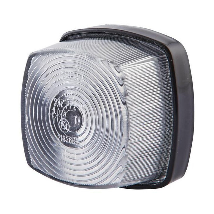 Lampa obrysowa 5W kwadratowa 12V Hella 2PF003057041 - widok z przodu