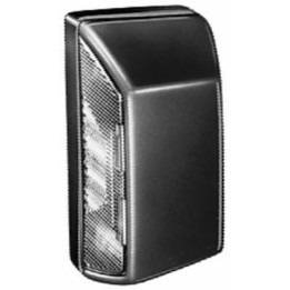Lampa oświetlania tablicy rejestracyjnej 10W prostokątna 12-24V Hella 2KA003389068 - widok z przodu