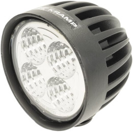 Lampa robocza LED okrągła 40W 4000lm 10-30V z wtyczką AMP Kramp LA10551SP - widok z przodu