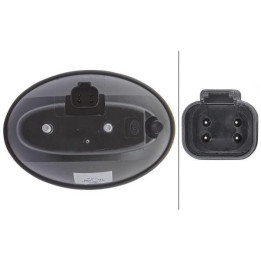 Lampa tylna zespolona Agroluna 12V Hella 2SD343130071 - widok z przodu