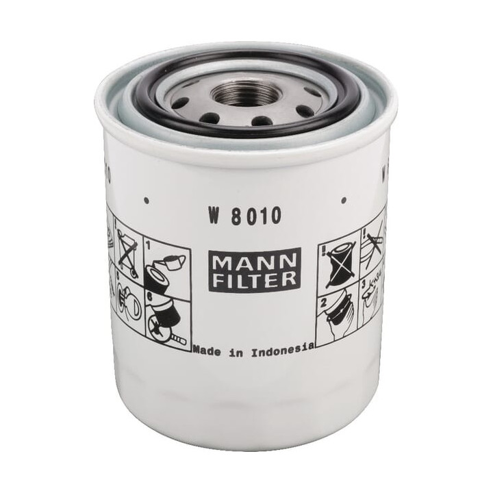 Filter oleju MANN-FILTER W8010 - widok z przodu