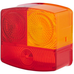 Klosz lampy czerwony tylny-prawy Hella 9EL137308001 - widok z przodu