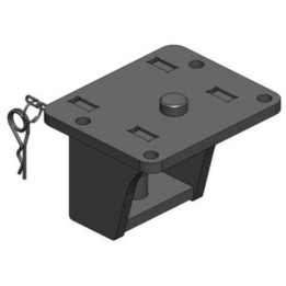 Konsola zaczepu 86-166 Scharmüller 108238050A02 - widok z przodu