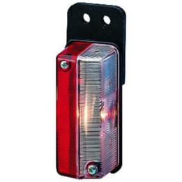 Lampa obrysowa 5W prostokątna 12-24V Hella 2XS005020011 - widok z przodu