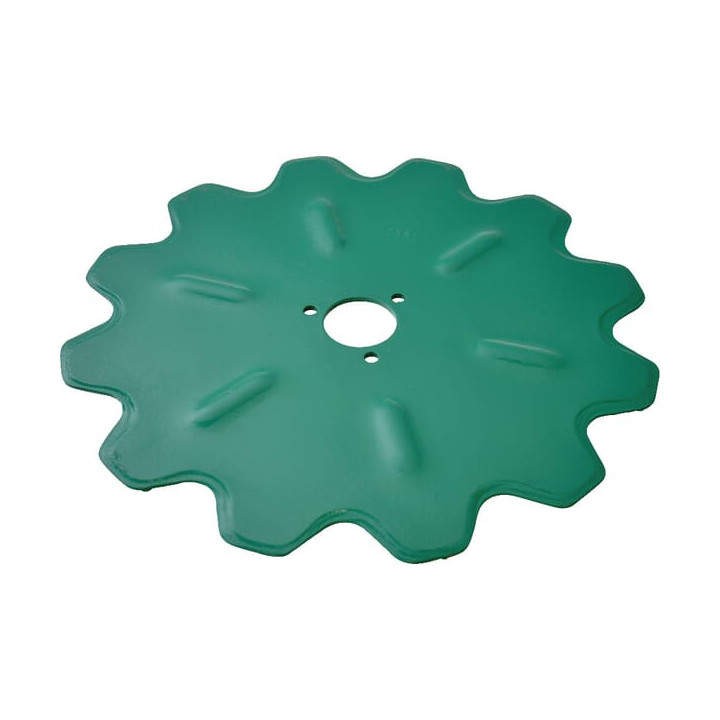Krój tarczowy płaski uzębiony 457 mm Kverneland KK056115 - widok z przodu