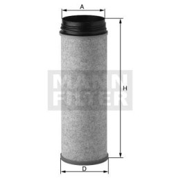 Filtr powietrza MANN-FILTER CF1480 - widok z przodu