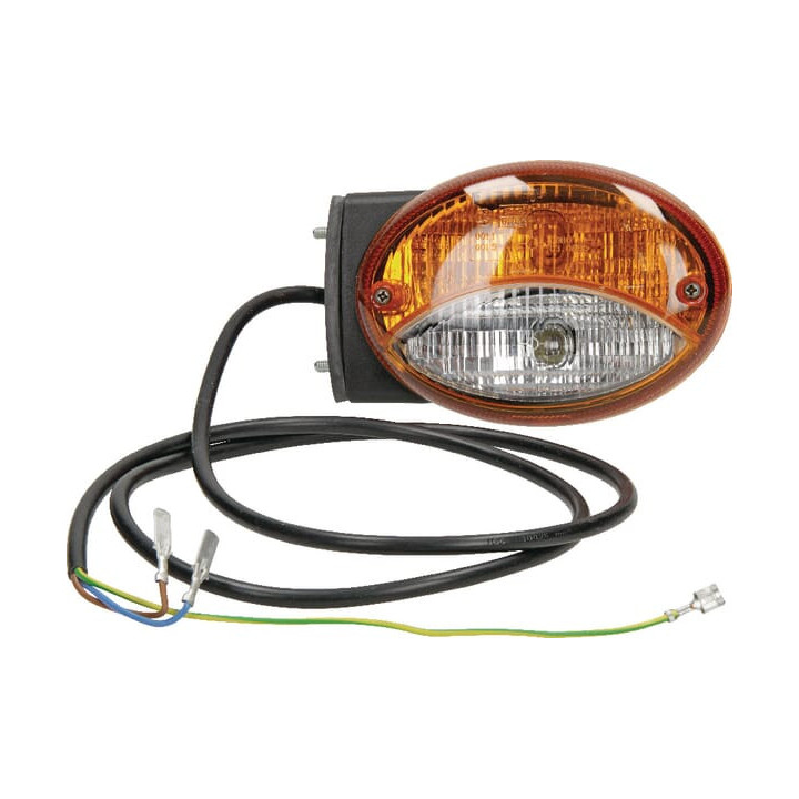 Lampa kierunkowskazu boczna lewa Zetor 19351908 - widok z przodu