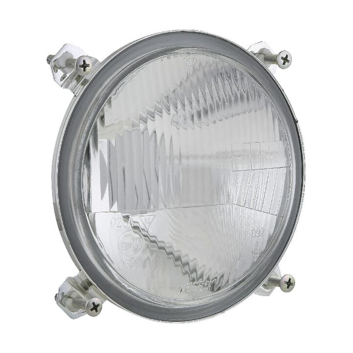 Reflektor przedni R2 okrągły 12-24V Kramp LA80154 - widok z przodu