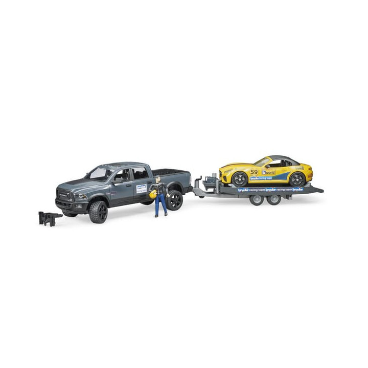 Pickup RAM 2500 Power wagon Bruder 02504 - widok z przodu