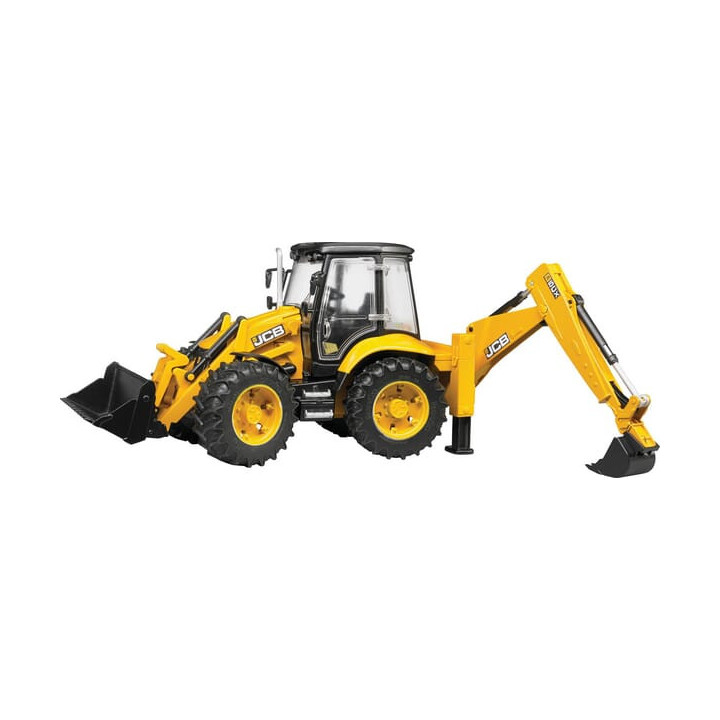 Koparko-ładowarka JCB 5CX eco Bruder 02454 - widok z przodu