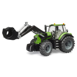 Ciągnik 8280 TTV z ładowaczem czołowym Bruder 03161 - widok z przodu