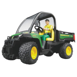 Zabawka John Deere Gator 855D z kierowcą Bruder 02490 - widok z przodu