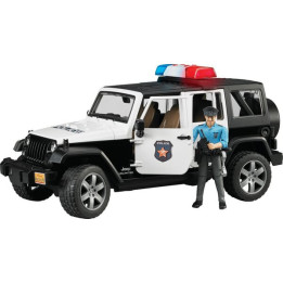 Radiowóz Jeep Rubicon Bruder 02526 - widok z przodu