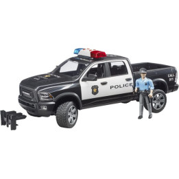 Dodge policyjny RAM 2500 z policjantem Bruder 02505 - widok z przodu