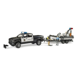Samochód policyjny Pick up RAM 2500 Bruder 02507 - widok z przodu