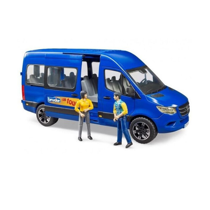 Samochód MB Sprinter dostawczy z kierowcą Bruder 02681 - widok z przodu