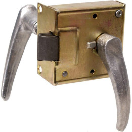 Zamek drzwi kabiny komplet prawy C-385 Kramp 80368915N - widok z przodu